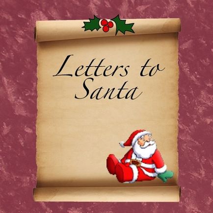 Scrisoare către Moș Crăciun în limba engleză sau 