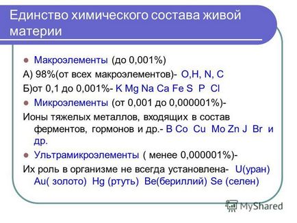 Презентація на тему неорганічні речовини клітини