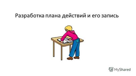 Презентація на тему розробка плану дій та його запис