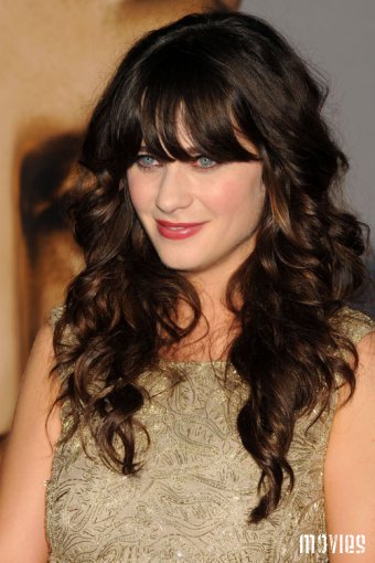 Frizurák Zooey Deschanel - a világon a mozi!