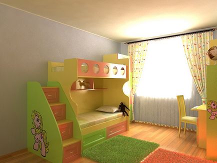 Tervezése a gyermek szobájába - tanácsot mebelclub (tervezés) Tervezése a gyermek szobájába - tanácsot mebelclub