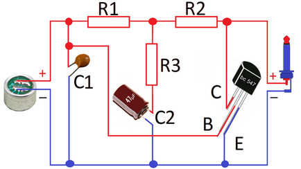 Un circuit simplu de preamplificator de microfon fără alimentare