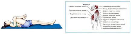 Nyújtás izmok csípő 1 (nyújtás) Stretching izmok csípő 1