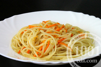Рецепт макаронів з цибулею і морквою - макарони від 1001 їжа