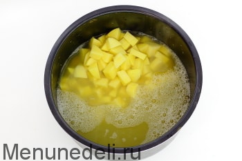 Рецепт супу картопляного з горохом і грінками як в дитячому садку