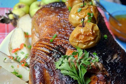 Recept vetőszáiat a csomagban a kemencében (recept) Recept kacsa a zsákban a sütőben