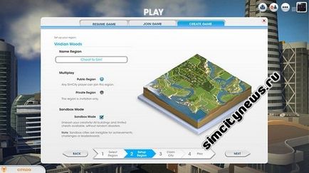 Sandbox mód SimCity, SimCity hírek