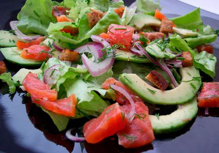 Salata cu păstrăv - o selecție de rețete culinare interesante pentru salate cu