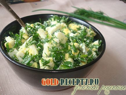 Салат із зеленою цибулею рецепти з фото салатів швидких, смачних і корисних
