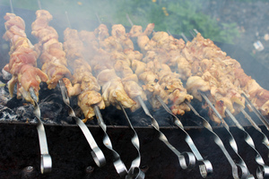 Shish kebab de la pui pas-cu-pas reteta cu fotografii