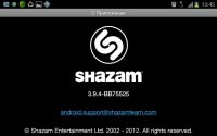 Shazam pentru Android - albastru android