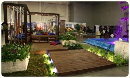 Afișarea grădinilor expoziționale