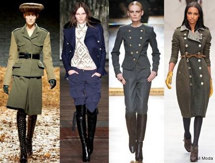Stil militar (stil militar) istorie și modernitate, toate moda