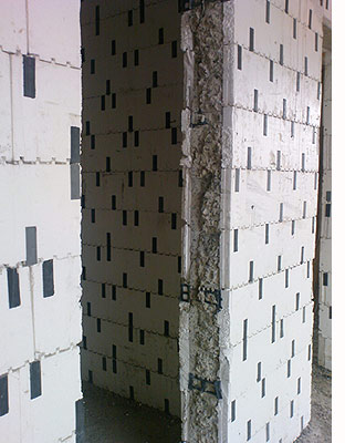 Вартість будівництва 1 м & amp; # 178 стіни технологій незнімна опалубка сота & amp; # 8482 і термодом