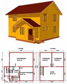 Construcția de case de la un bar în Arkhangelsk - sk 