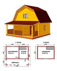 Construcția de case de la un bar în Arkhangelsk - sk 