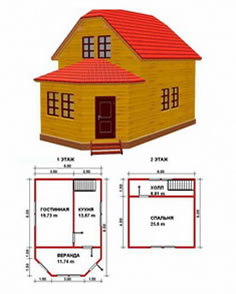 Construcția de case de la un bar în Arkhangelsk - sk 