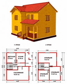 Construcția de case de la un bar în Arkhangelsk - sk 