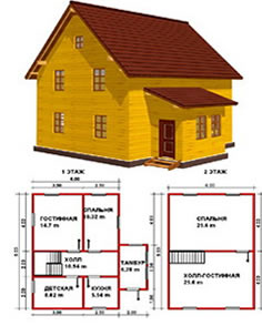 Construcția de case de la un bar în Arkhangelsk - sk 