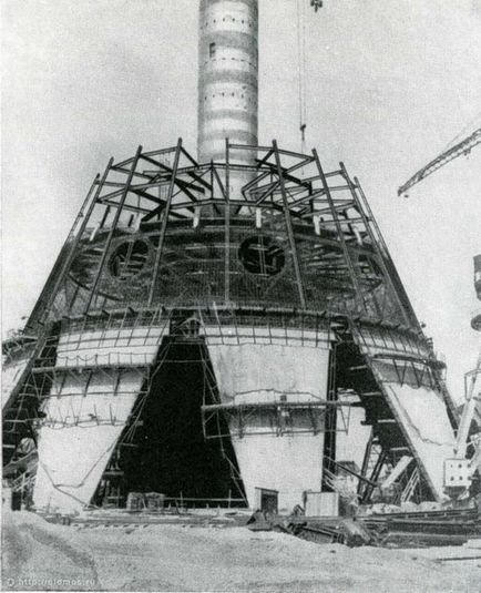 Construcția Turnului Ostankino