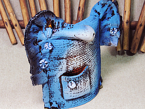 Сувенір кінь в пальто - ярмарок майстрів - ручна робота, handmade