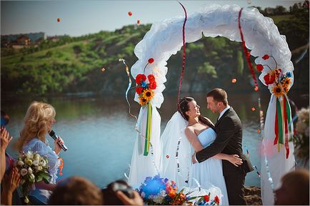 Nunta Rostislav și Elena pe Hortica, fotografi de nunta Julia și Vladislav Chernovetsky