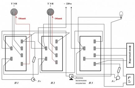 Schema de conectare a plăcii de gătit a aragazului electric, casa rusă, construiți și trăiți în ea!