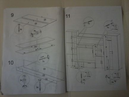 Schema de asamblare a peretelui malta, asamblarea mobilierului în Samara 8 (927) 909-41-51