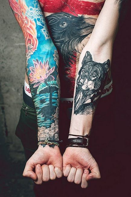 Tatuaj pe antebrațul - №1 în schițe de tatuaj, trage personalizate, galerie foto 10GB, idei tatuaje