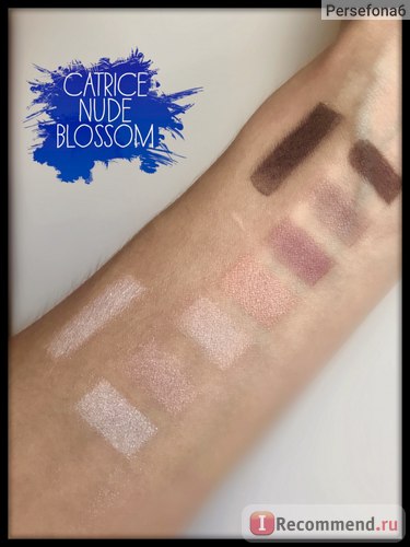 Eyeshadow catrice colecția nudă paletă colecție de fard de obraz - 