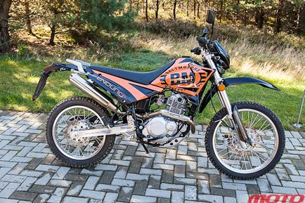 Tesztelés motard és enduro baltmotors (baltmotors) Tesztelés motard és enduro baltmotors