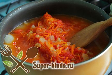 Paradicsomleves burgonyapürével recept fotó, leves receptek fotókkal egyszerű és finom