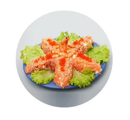 Top 10 salate cu caviar roșu