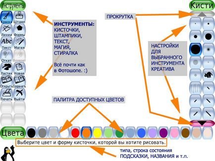 Tux paint 2009 графічний редактор