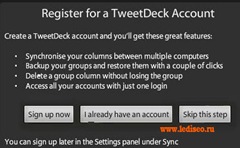 Tweetdeck - közli a Twitter és a Facebook az asztali számítógép asztal (1. rész)