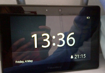 Kemény, hogy felébredjen, meg a „step-up” az ő BlackBerry PlayBook