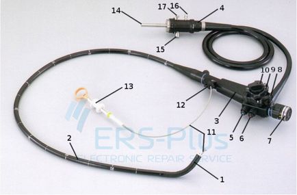 Dispozitivul de gastroscopie (o gastroscopie Să considerăm dispozitivul) Dispozitivul gastroscopic