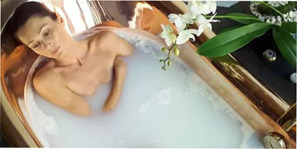 Догляд за шкірою тіла крохмальна ванна