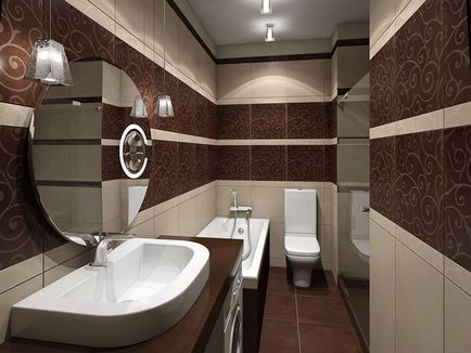 Fürdőszoba art deco (38 fotó) érmén egy belső szobába