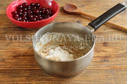 Jam - cireș în ciocolată, magie (borcane speciale de descărcare de gestiune) Jam - cireș în ciocolată, magică