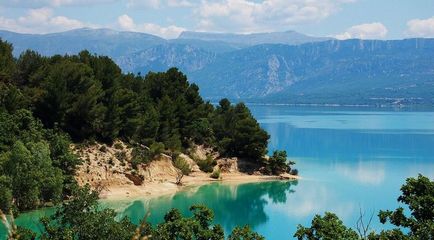 Вердонское ущелині (gorges du verdon), великий вердонскій каньйон (grand canyon du verdon), прованс,