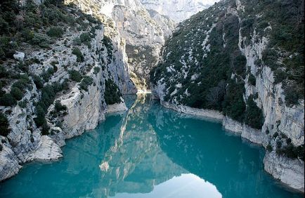 Cheile Verdon (gorges du verdon), marele canion Verdon (grand canyon du verdon), Provence,