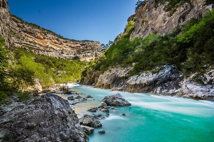 Вердонское ущелині (gorges du verdon) у Франції фото, опис, розваги, карта