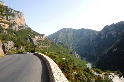 Вердонское ущелині (gorges du verdon) у Франції фото, опис, розваги, карта