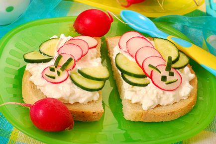 Смачні та корисні бутерброди для дітей