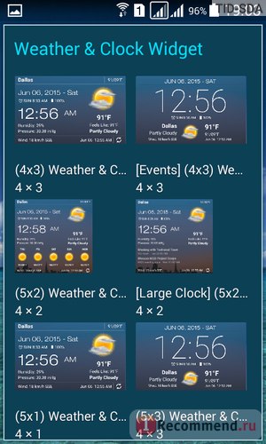 Weather and clock widget - «красивий, зручний віджет з великою кількістю налаштувань,