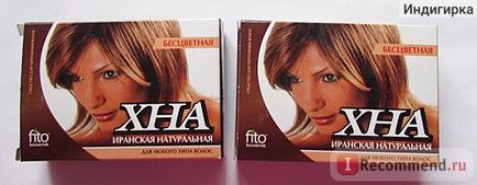 Henna fitocosmetică natural incolor iranian - 