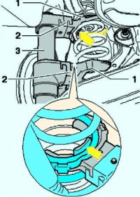 Заміна гвинтовий пружини задньої підвіски vw passat b6