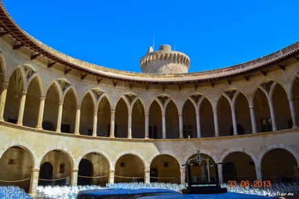 Bellver Castle, Palma de Mallorca, a Baleári-szigetek, Spanyolország