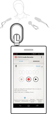 Înregistrare sunet - microfon stereo stereo stm10 help (- -)